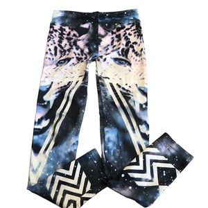 Just One Multicolored leggings/yoga pants.